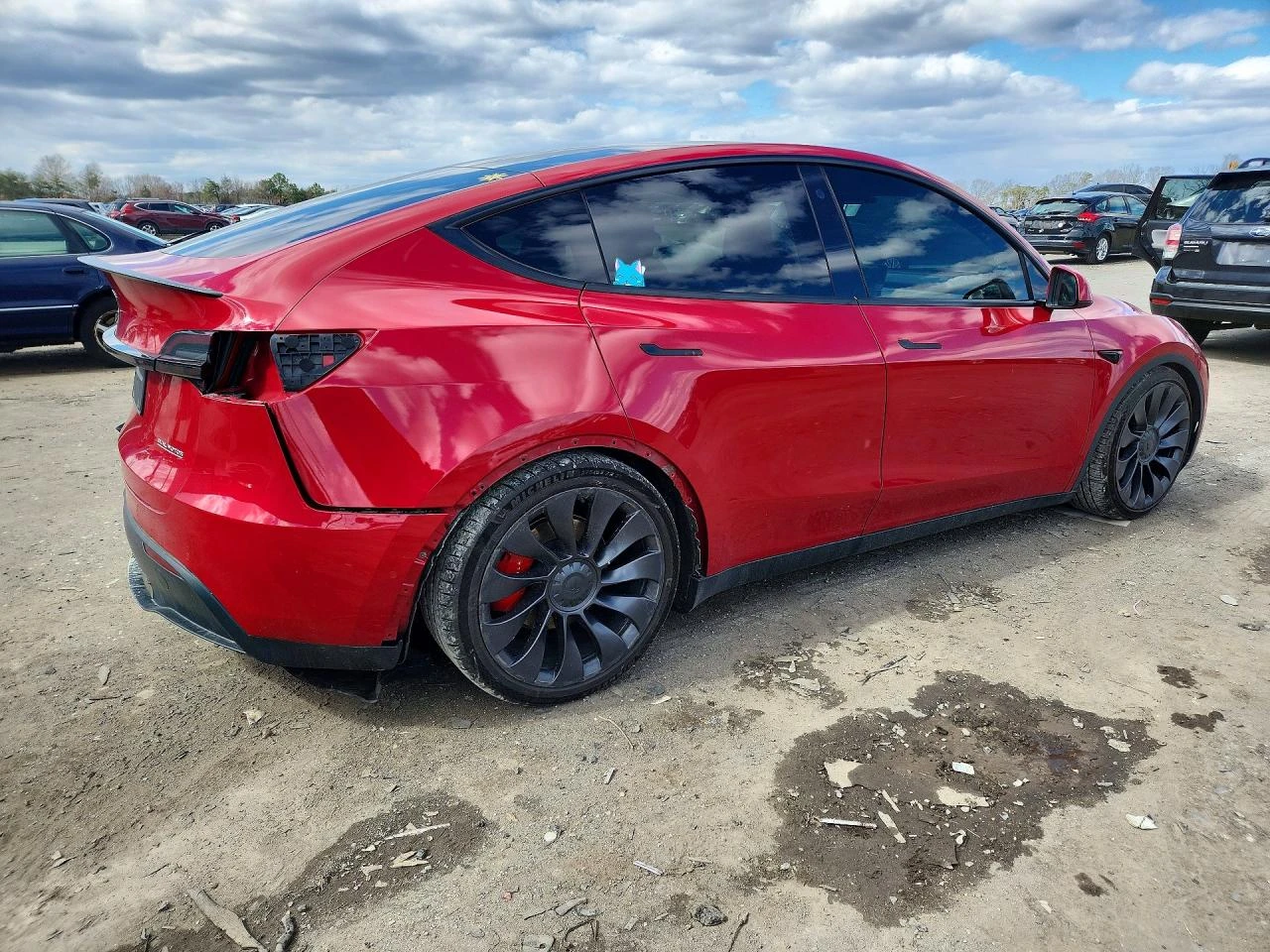 Tesla Model Y PERFORMANCE DUAL MOTOR AWD TERMOPOMPA* FSD3* , снимка 3 - Автомобили и джипове - 54358099