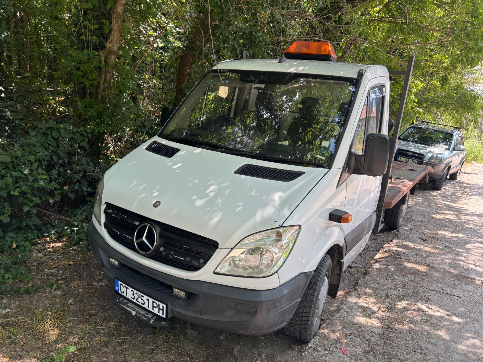 Mercedes-Benz Sprinter 311 Платформа , пътна помощ , снимка 2 - Бусове и автобуси - 55153681
