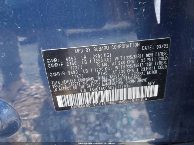Subaru Outback PREMIUM* ГРАДУШКОВ* АВТОКРЕДИТ, снимка 9 - Автомобили и джипове - 54944476