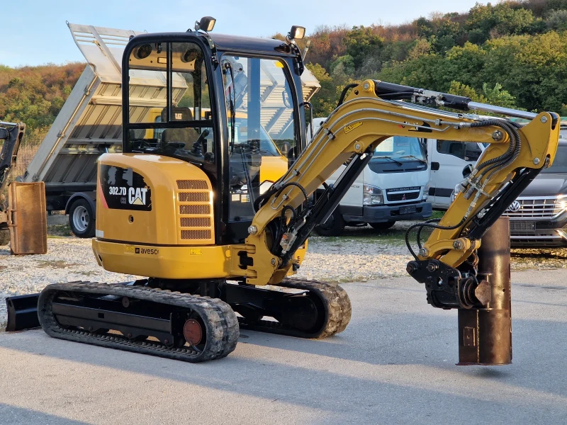 Багер Caterpillar 302.7D CR/3.0т/Powertilt/Хидр.Откл./НулевРадиус/, снимка 2 - Индустриална техника - 47660400