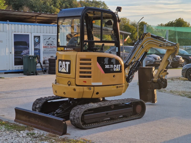 Багер Caterpillar 302.7D CR/3.0т/Powertilt/Хидр.Откл./НулевРадиус/, снимка 4 - Индустриална техника - 47660400