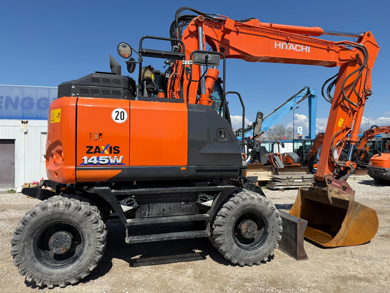 Багер Hitachi ZX 145 W-6, снимка 13 - Индустриална техника - 54097304