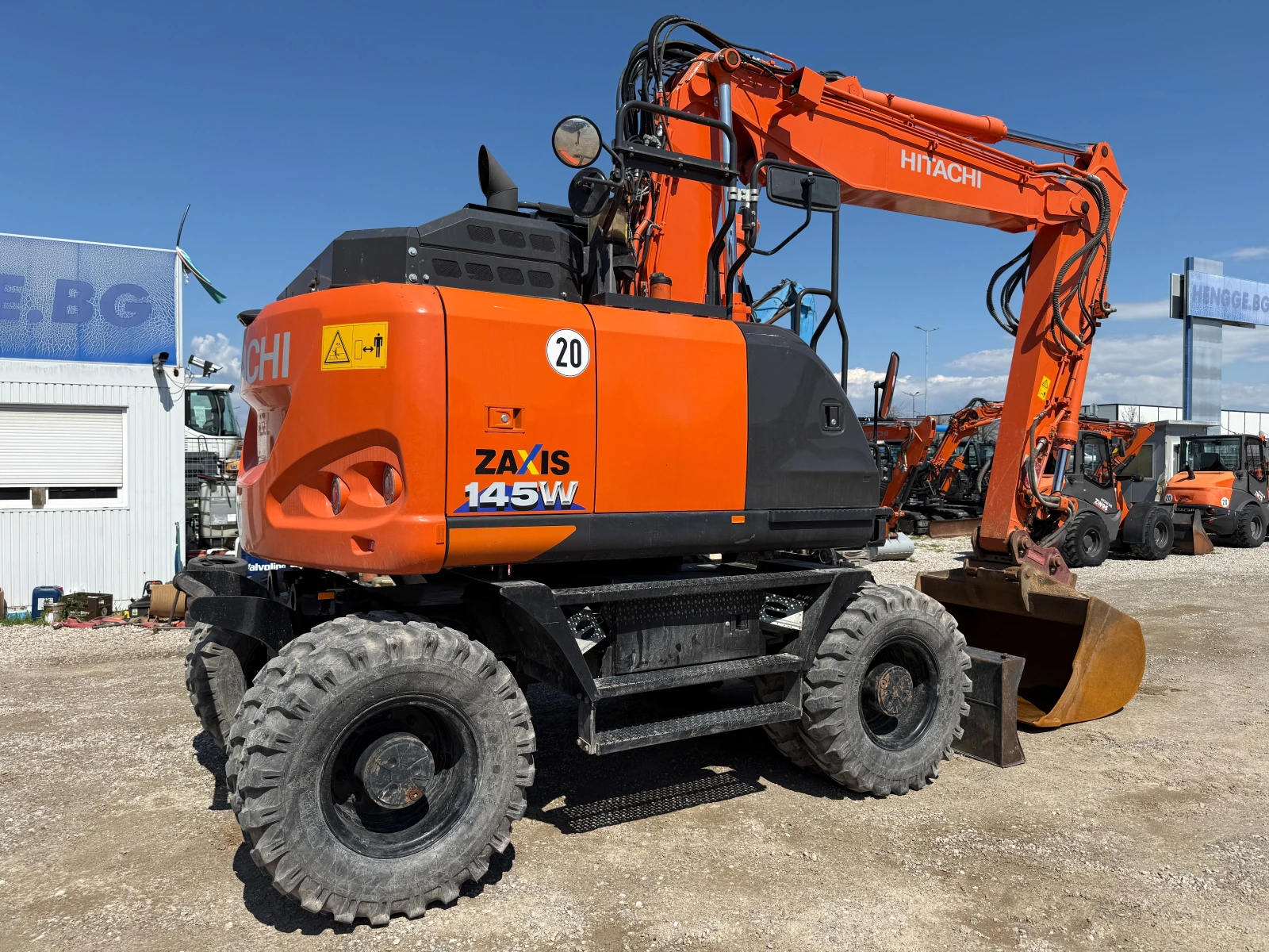 Багер Hitachi ZX 145 W-6, снимка 12 - Индустриална техника - 54097304