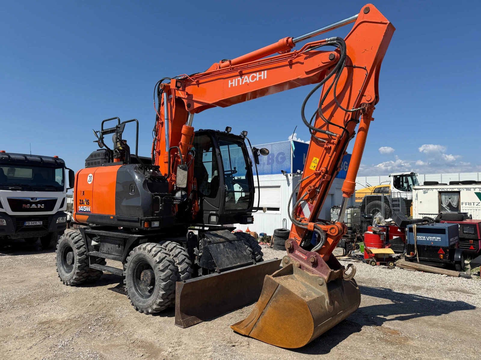 Багер Hitachi ZX 145 W-6, снимка 16 - Индустриална техника - 54097304