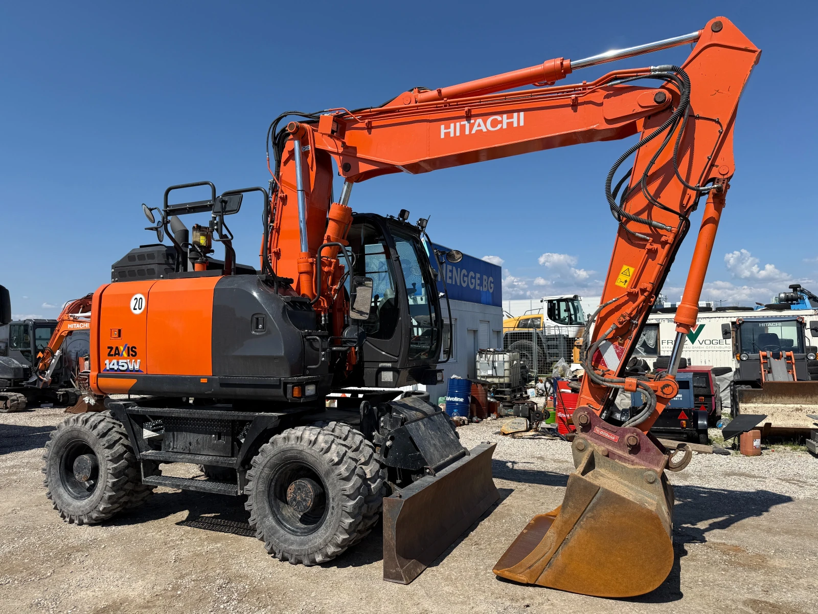 Багер Hitachi ZX 145 W-6, снимка 15 - Индустриална техника - 54097304