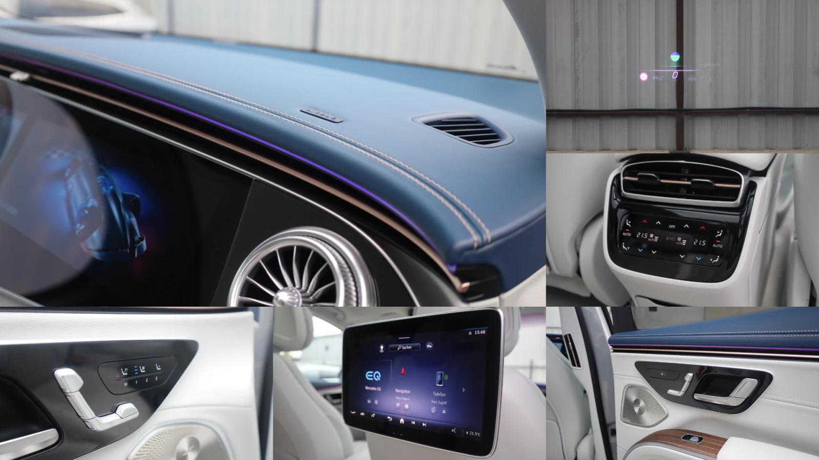 Mercedes-Benz EQS 450+ SUV AIR HyperScreen 360 Pano BURM Обдух7места
