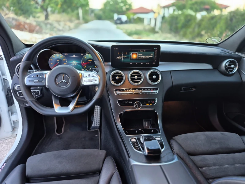 Mercedes-Benz C 300 D/AMG/20г/9GTRONIC/NIGHT EDITION, снимка 13 - Автомобили и джипове - 51789599