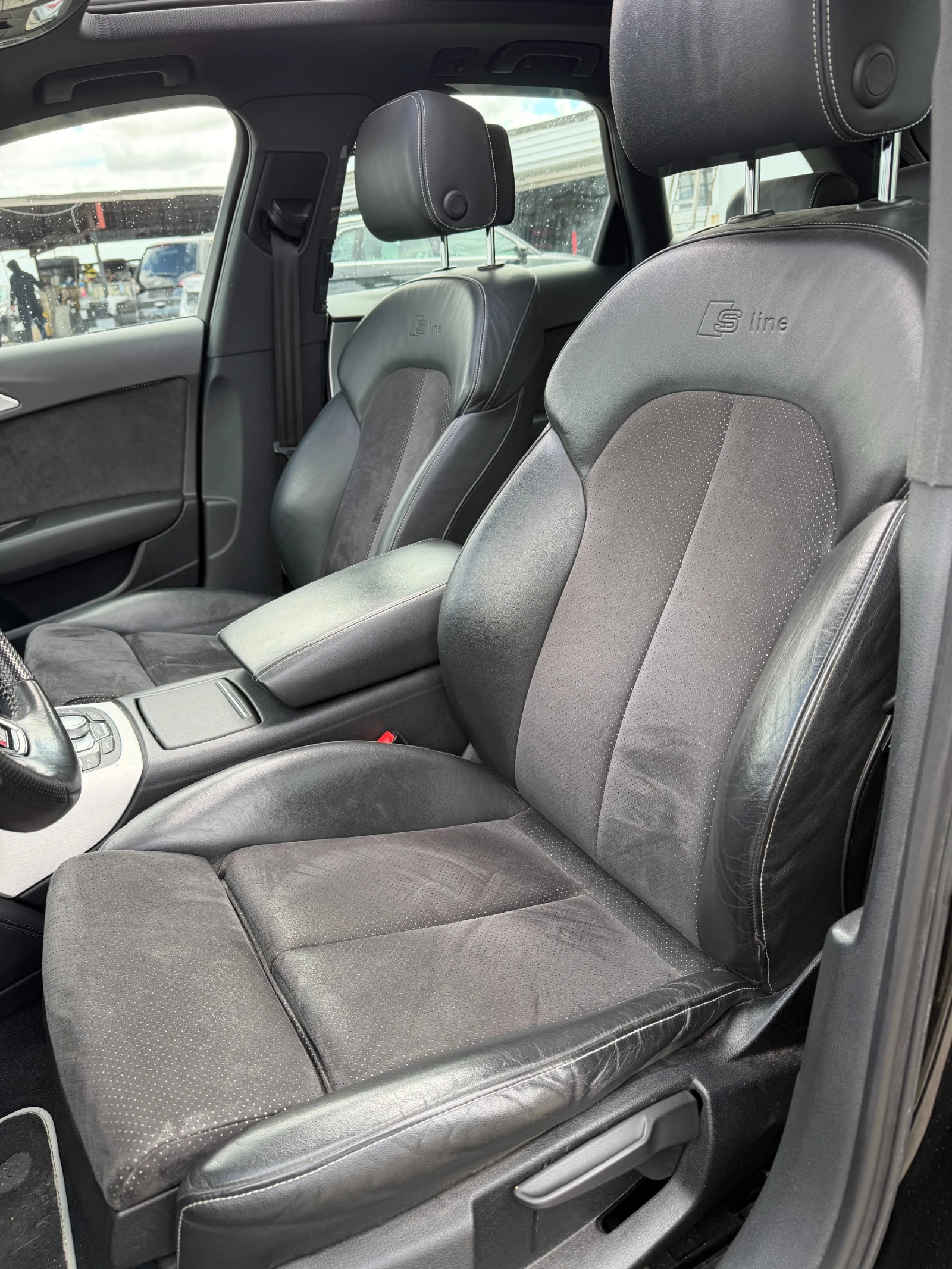 Audi A6 3.0TDI S-LINE QUATTRO AVTOMAT/NAVI/KOJA/PANORAMA , снимка 14 - Автомобили и джипове - 56197835