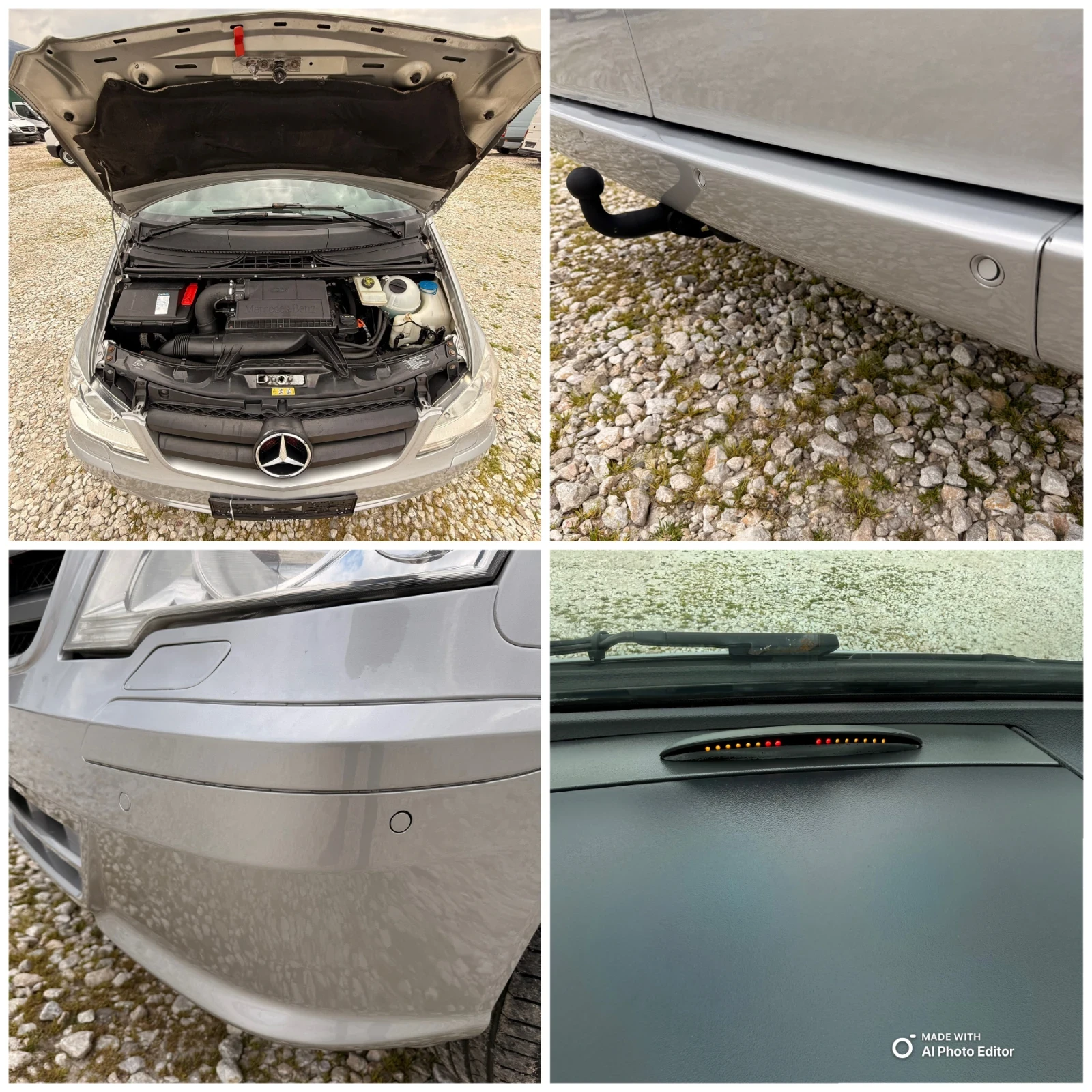 Mercedes-Benz Vito 113CDi-4x4-8местен-Клима, снимка 16 - Бусове и автобуси - 54145745