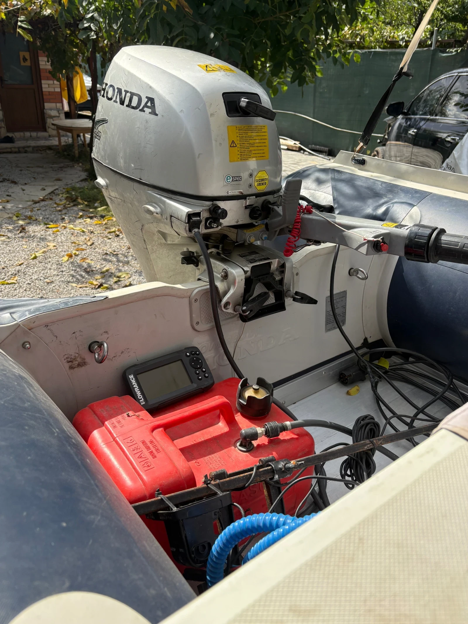 Надуваема лодка Honda Marine T40, снимка 9 - Воден транспорт - 54069473