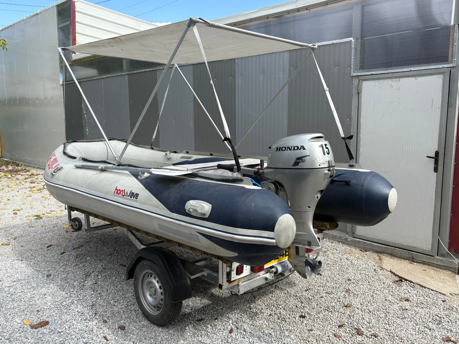 Надуваема лодка Honda Marine T40, снимка 3 - Воден транспорт - 54069473