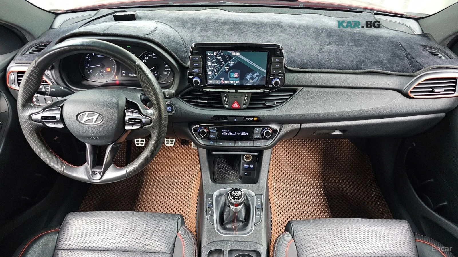 Hyundai I30 1.6 TURBO* N-Line* ПОДГРЕВ* ОБДУХВАНЕ* ПАНО* КАМЕР, снимка 7 - Автомобили и джипове - 56101448