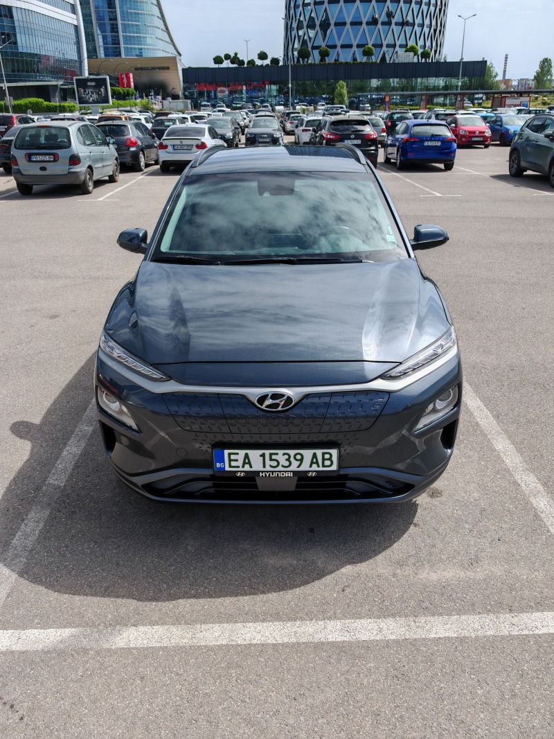 Hyundai Kona 42 kWh в Гаранция, Термопомпа, KRELL Premium Sound, снимка 1 - Автомобили и джипове - 46180992