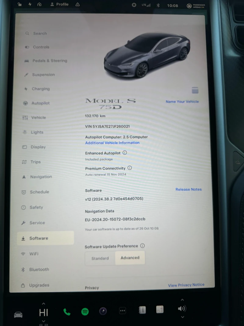 Tesla Model S 75 , снимка 11 - Автомобили и джипове - 48252465