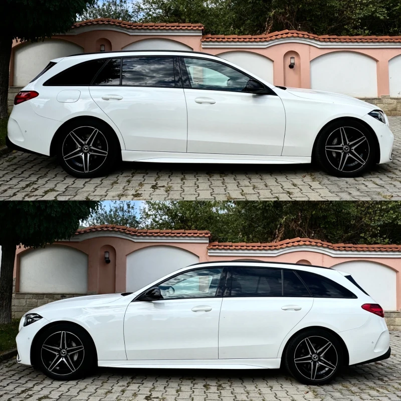 Mercedes-Benz C 220 d/3xAMG/HeadUp/Night, снимка 4 - Автомобили и джипове - 52674054