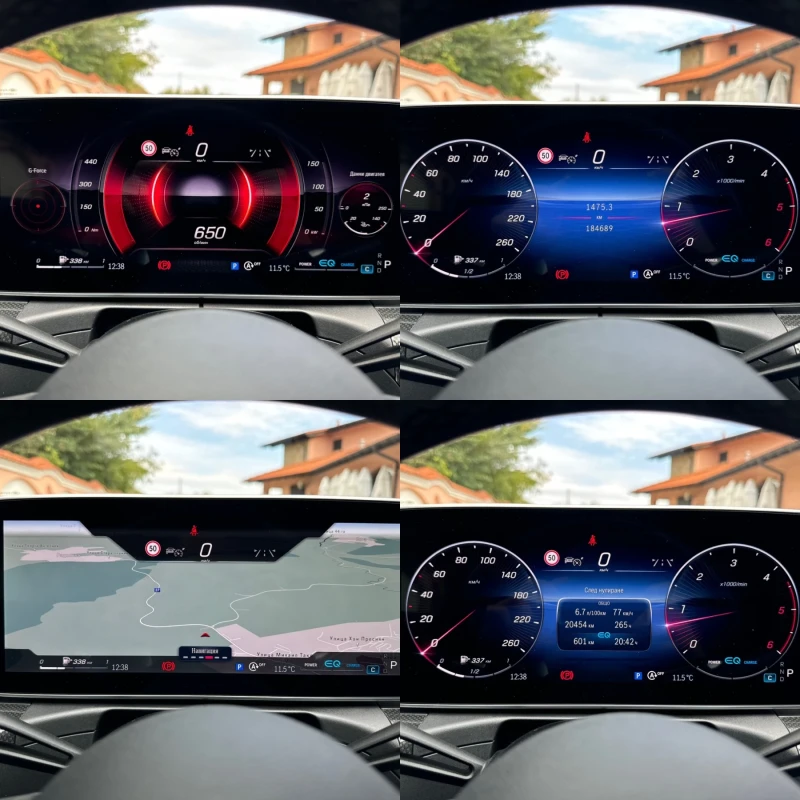 Mercedes-Benz C 220 d/3xAMG/HeadUp/Night, снимка 12 - Автомобили и джипове - 52674054