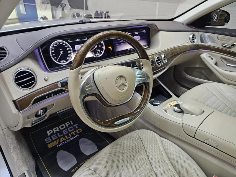 Mercedes-Benz S 500 4MATIC#AMG#KEYLES#BURMEST#PANO#ВАКУУМ#ОБДУХ#ВНОС, снимка 9 - Автомобили и джипове - 51858169