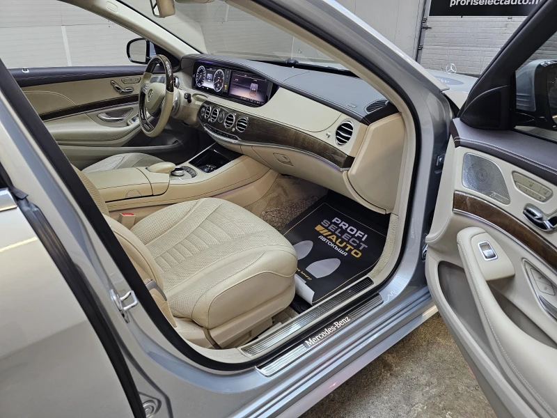 Mercedes-Benz S 500 4MATIC#AMG#KEYLES#BURMEST#PANO#ВАКУУМ#ОБДУХ#ВНОС, снимка 14 - Автомобили и джипове - 51858169