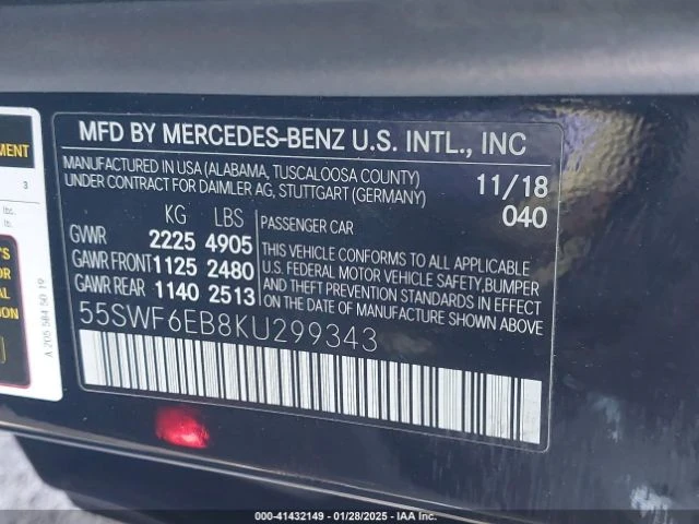 Mercedes-Benz C 43 AMG * 4MATIC * 9G-TRONIC * (CARFAX), снимка 14 - Автомобили и джипове - 49344331