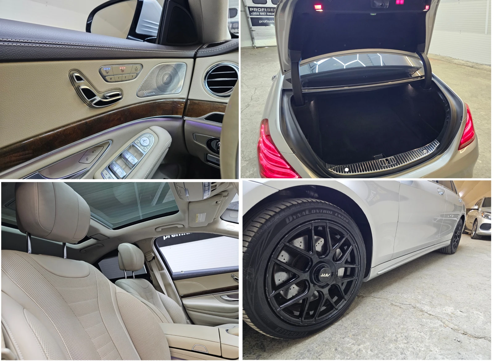 Mercedes-Benz S 500 4MATIC#AMG#KEYLES#BURMEST#PANO### | Mobile.bg   16