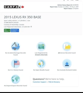 Lexus RX 350 SPORT * * ЧИСТА ИСТОРИЯ * * ОБДУХВАНЕ * * 360КАМ * - 15399 € / 30117.83 лв. - 61213326 13