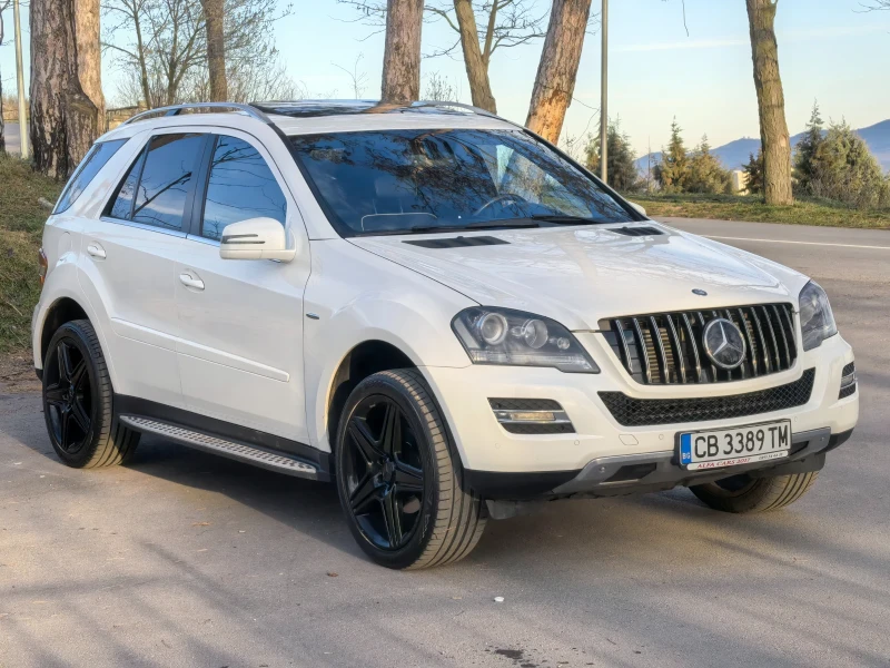 Mercedes-Benz ML 350 Бяла перла * 231 к.с * на пружини, снимка 3 - Автомобили и джипове - 49510207