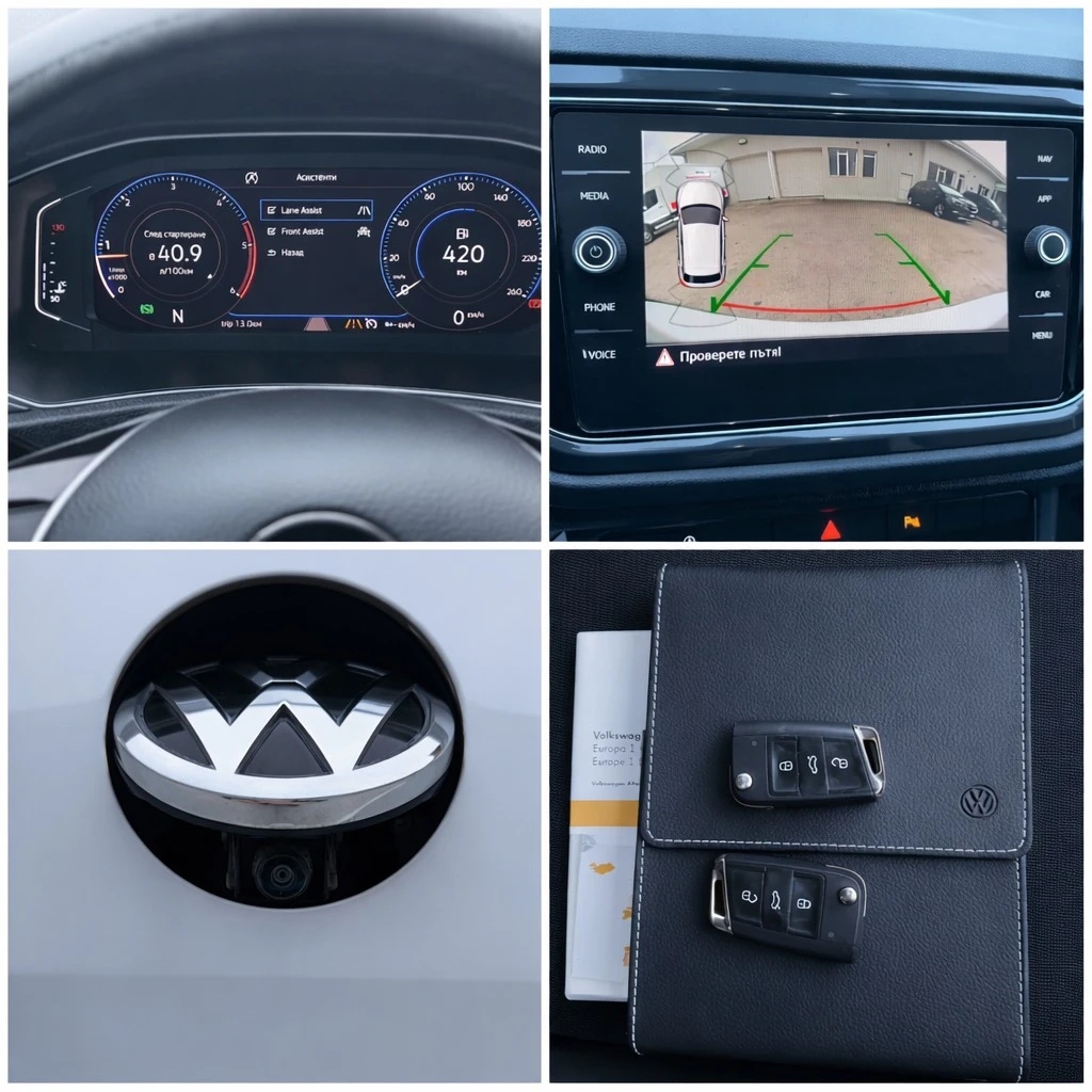 VW T-Roc 2.0 TDI-4Motion-DSG-Дигитално табло-Keyless-Камера, снимка 13 - Автомобили и джипове - 54009602