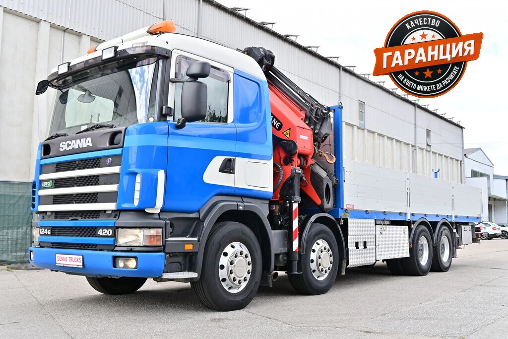 Scania 124 420 24м Кран