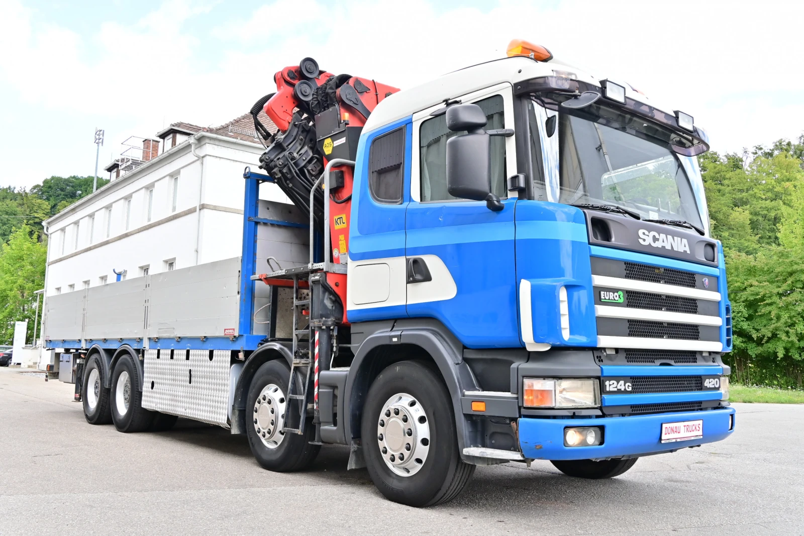 Scania 124 420 24м Кран, снимка 2 - Камиони - 55210717