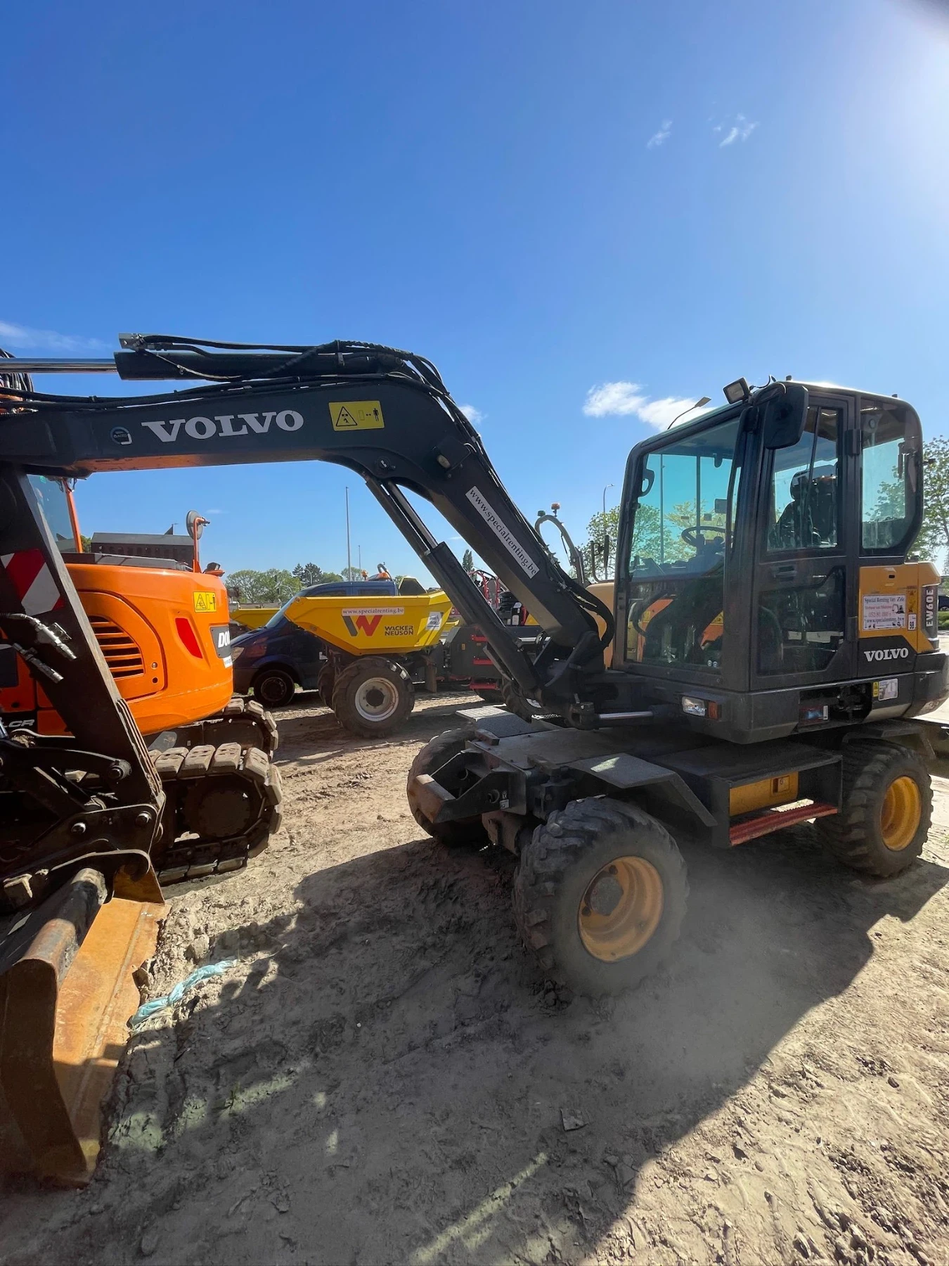 Багер Volvo EW60E, снимка 5 - Индустриална техника - 54430691