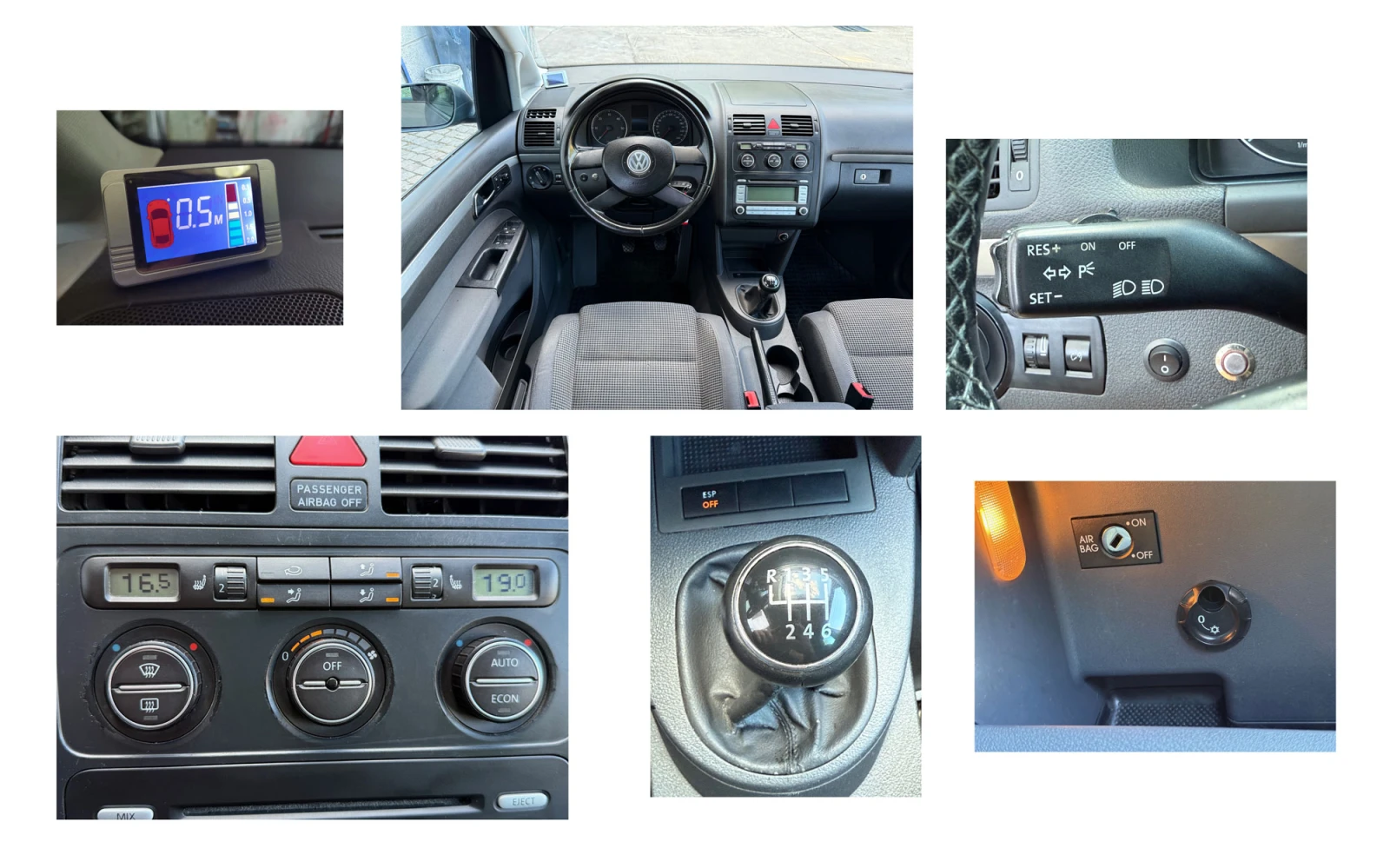 VW Touran 2.0 TDI GERMANY, снимка 12 - Автомобили и джипове - 52895821