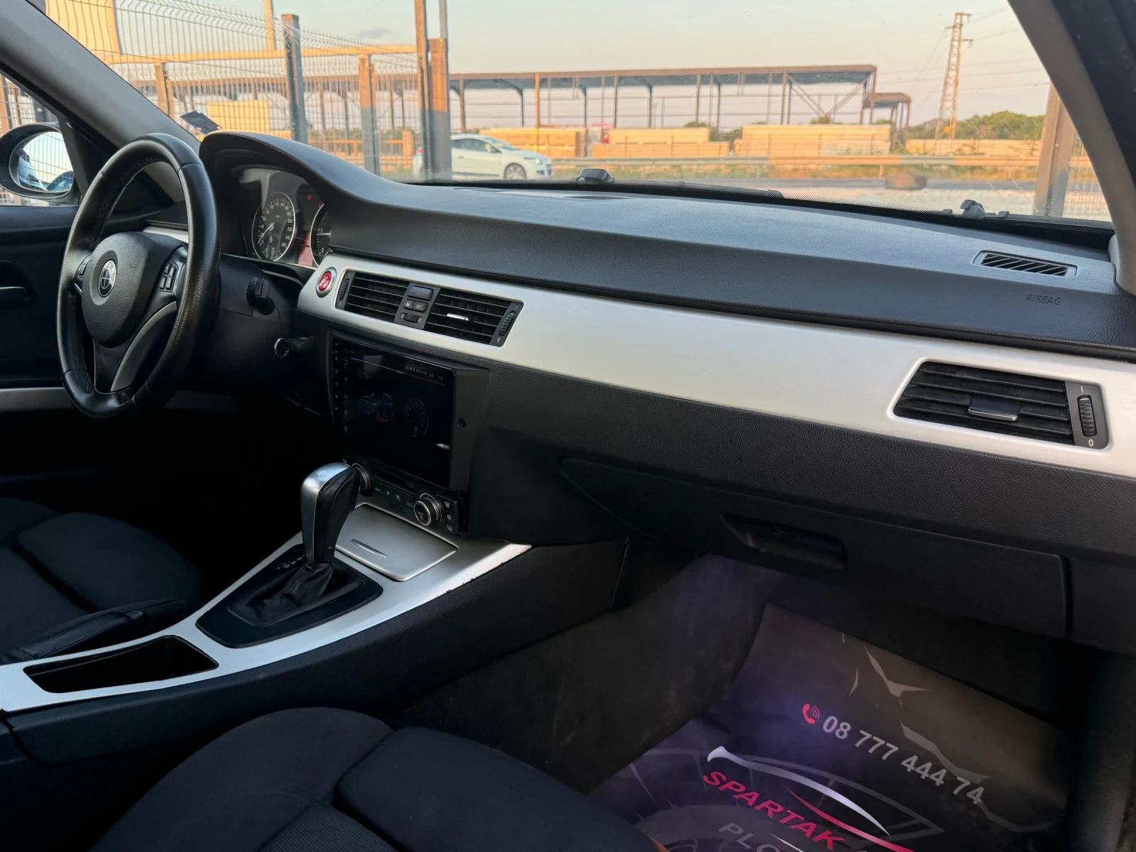 BMW 320 D* 2008г* АВТОМАТИК* 163к.с* КОЖА* , снимка 12 - Автомобили и джипове - 55212747
