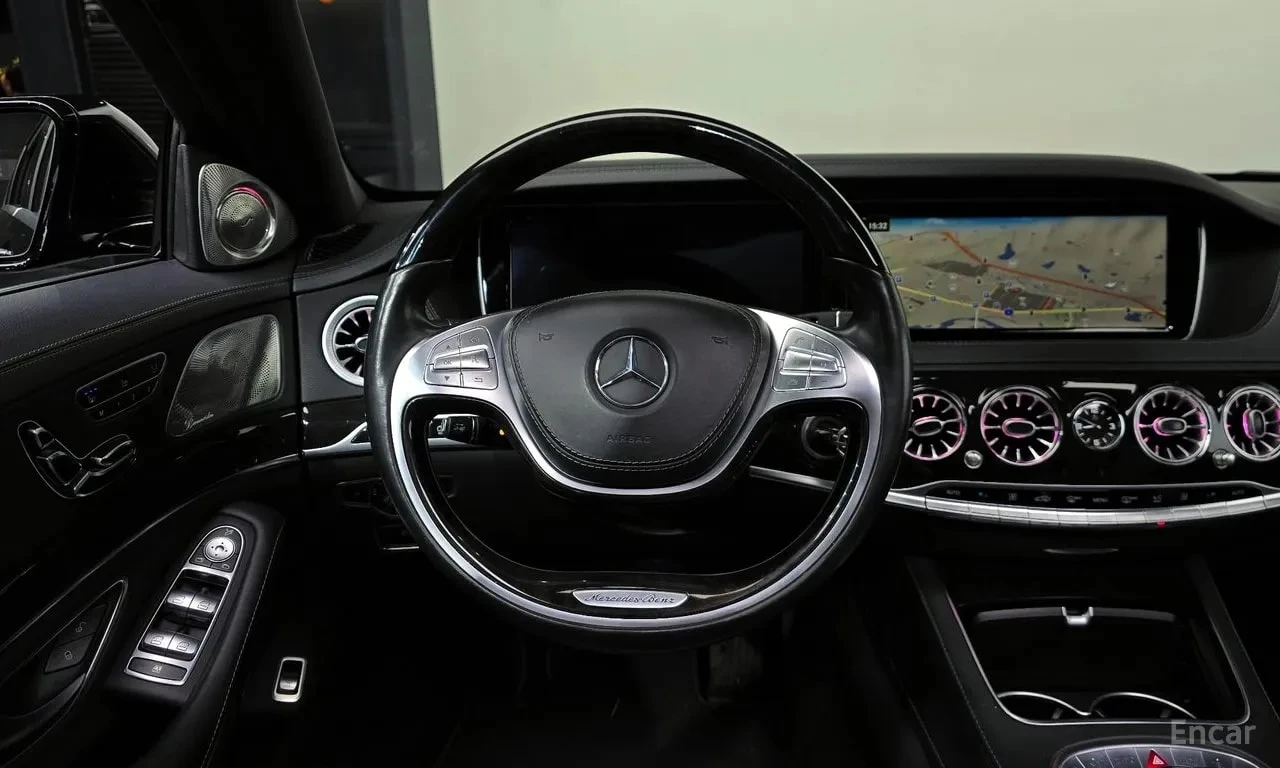Mercedes-Benz S 500 L| HUD| ОБДУХ| BURMESTER| ПАМЕТ| , снимка 13 - Автомобили и джипове - 55871590
