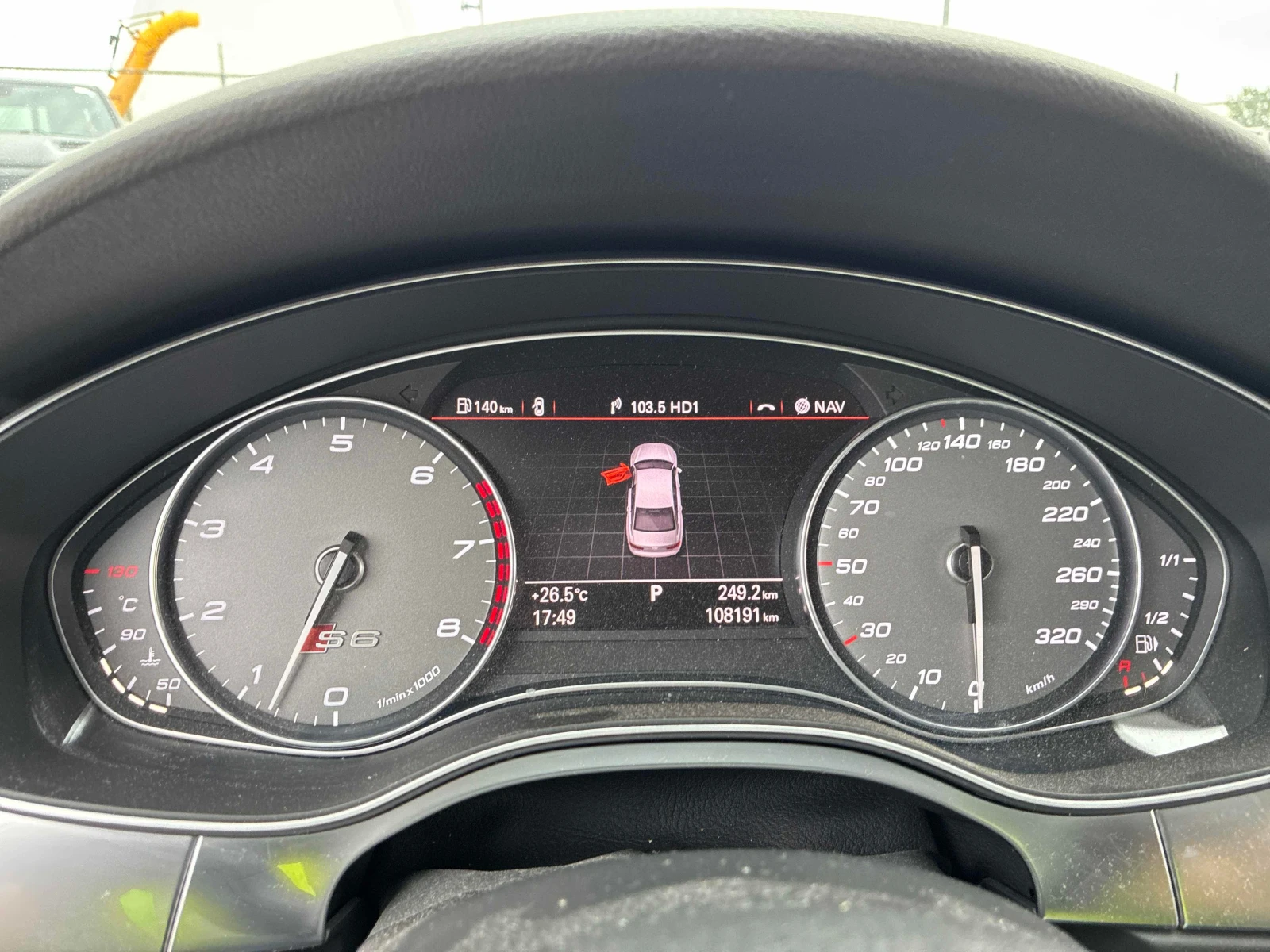 Audi S6  4dr Sdn / CARFAX / DISTRONIC / 360 / ОБДУХВАНЕ , снимка 10 - Автомобили и джипове - 56071571