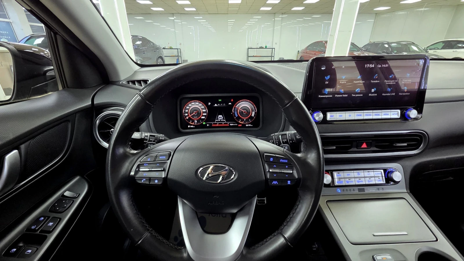 Hyundai Kona 64KWh/2022/SOH100% | Mobile.bg � ����������� 11