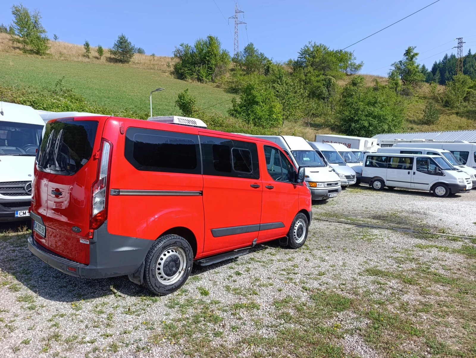 Ford Transit Custom 8+ 1, НЕМЕЦ, КЛИМА, ТОП!, снимка 4 - Бусове и автобуси - 56133964