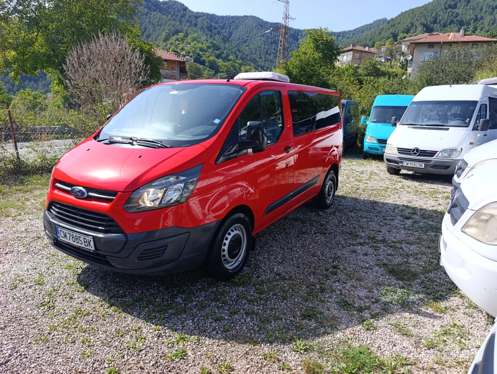 Ford Transit Custom 8+ 1, НЕМЕЦ, КЛИМА, ТОП!, снимка 2 - Бусове и автобуси - 56133964