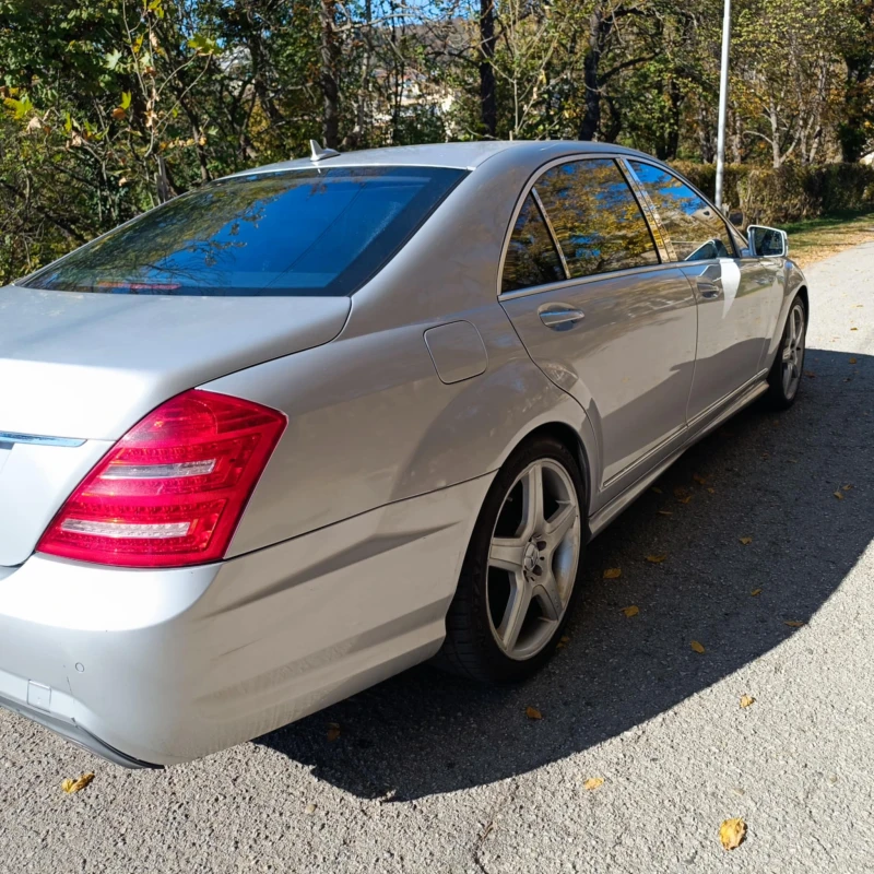 Mercedes-Benz S 550 ПРОМО фейс, амг, дълга реални км, снимка 4 - Автомобили и джипове - 47626531