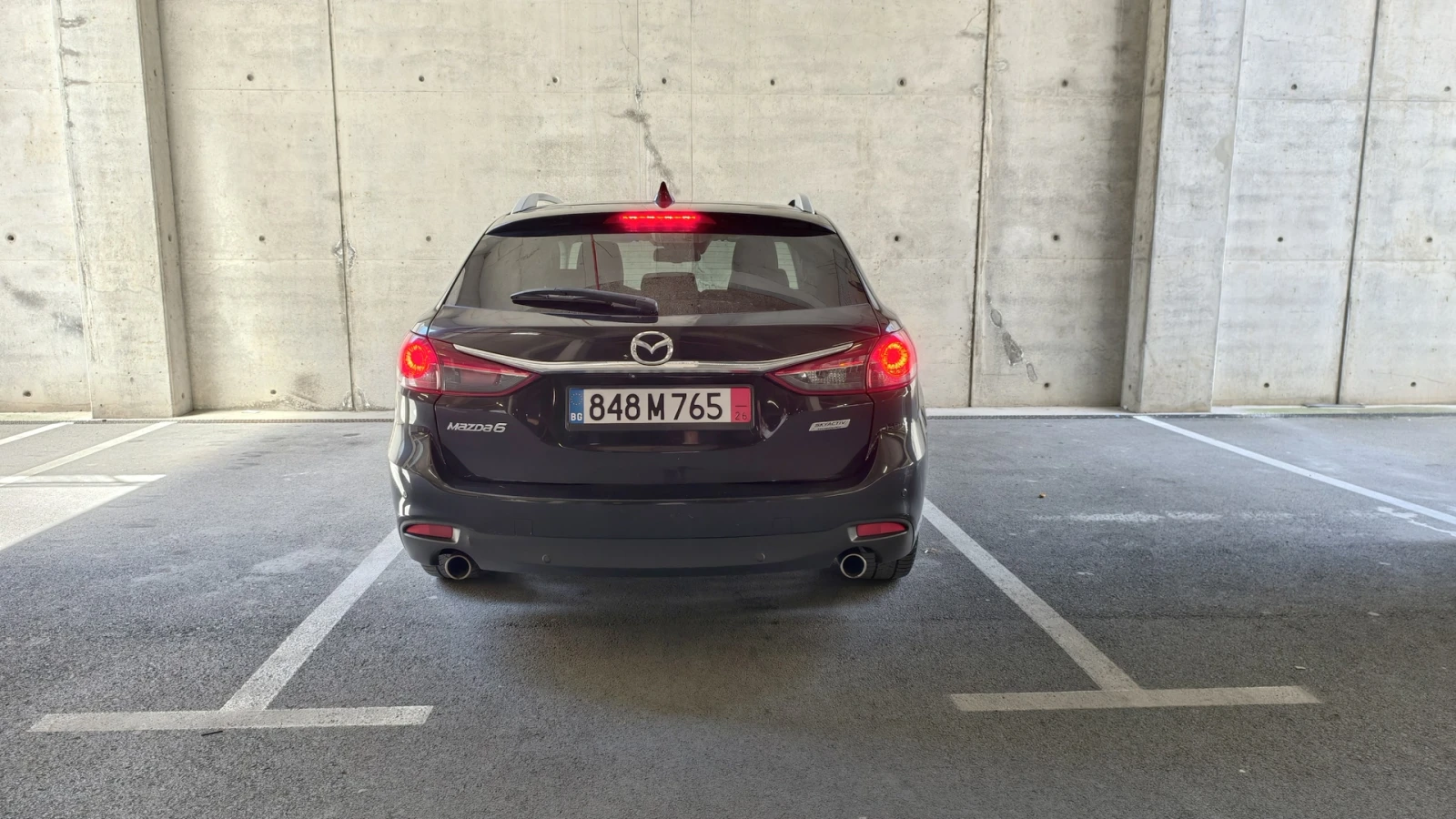 Mazda 6 ПЪЛНА.РЕВИЗИЯ.МОТОР| AUTO| NAVI| КОЖА| EURO6| ОБСЛ, снимка 4 - Автомобили и джипове - 55696211