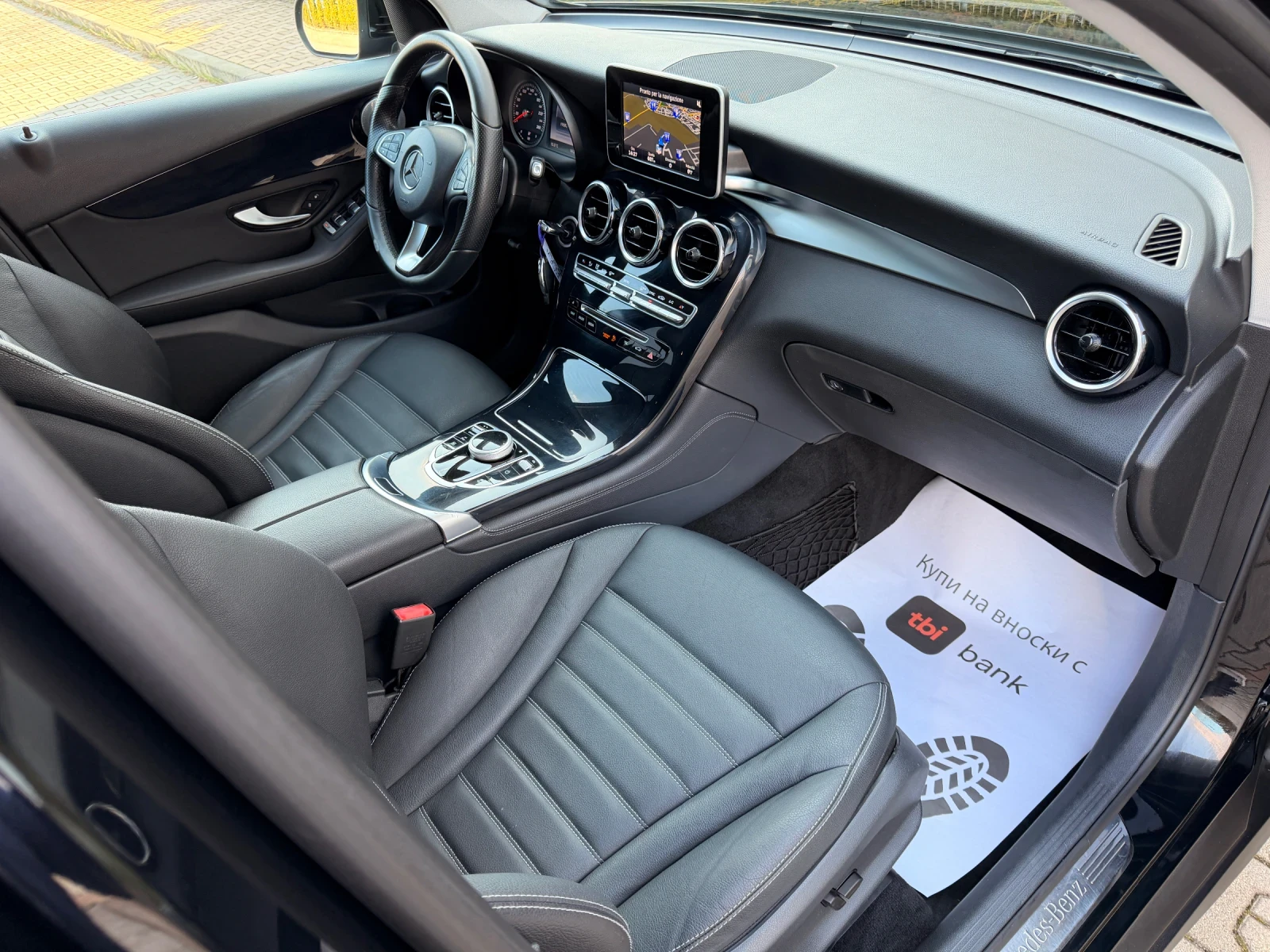Mercedes-Benz GLC 220 2.2d-4MATIC-9G-TRONIC-КОЖА-LED-УНИКАЛЕН-198Х.КМ!!!, снимка 15 - Автомобили и джипове - 53740000