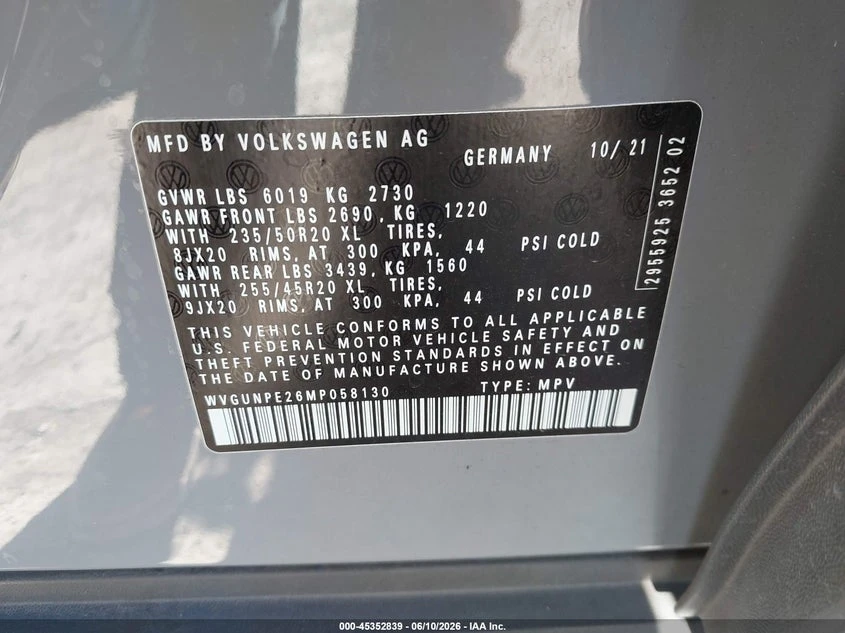 VW ID.4 Volkswagen Awd Pro S, снимка 9 - Автомобили и джипове - 55139232
