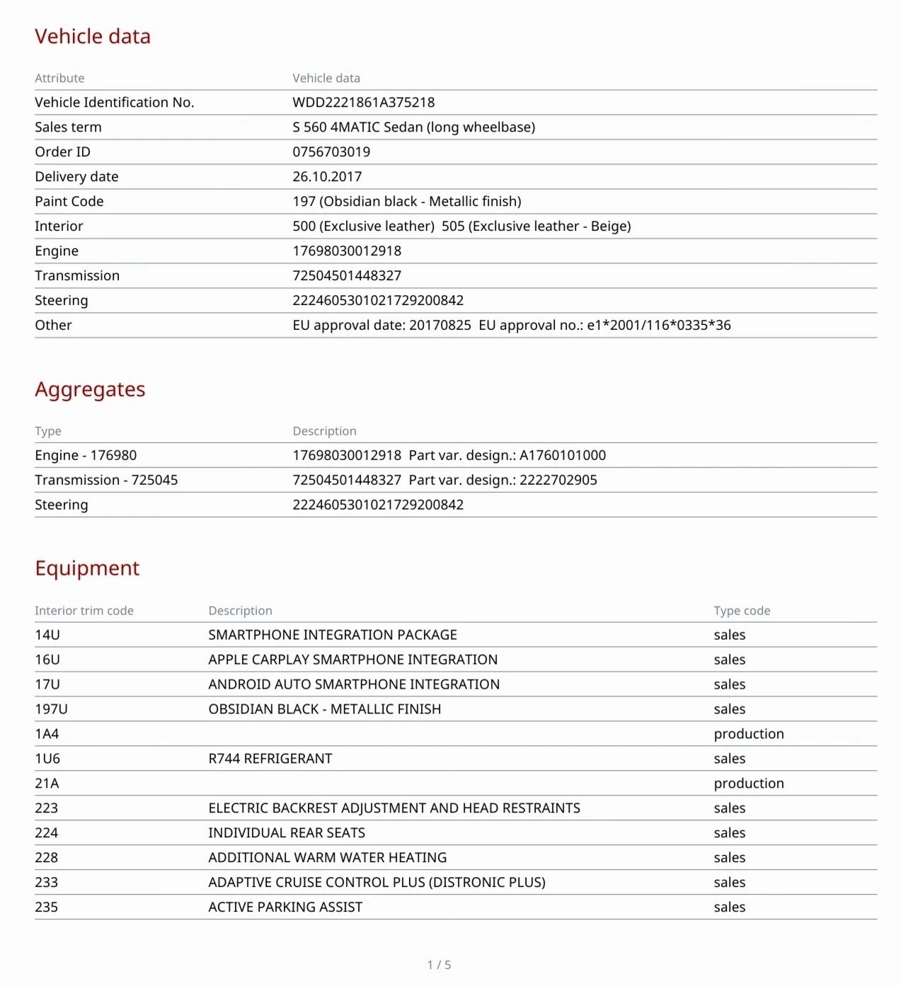 Mercedes-Benz S 560 Long 4Matic AMG, снимка 10 - Автомобили и джипове - 55668490