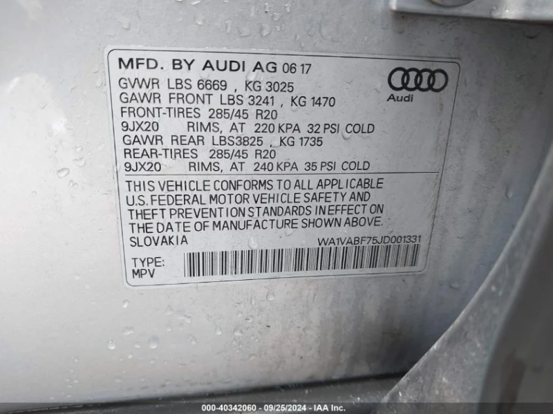 Audi Q7 3.0L V-6 DI, DOHC, VVT, SUPERCHARGER, 333HP All Wh, снимка 13 - Автомобили и джипове - 48198607