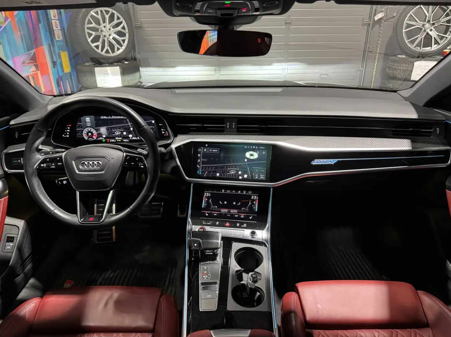Audi S7 Black Optics / HUD / MASSAGE, снимка 14 - Автомобили и джипове - 56628224