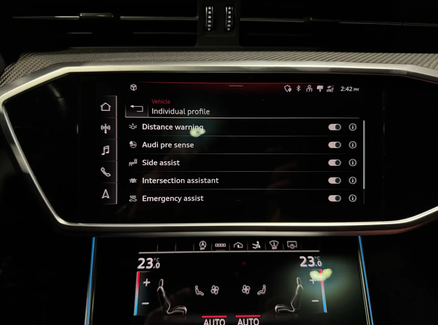 Audi S7 Black Optics / HUD / MASSAGE, снимка 13 - Автомобили и джипове - 56628224