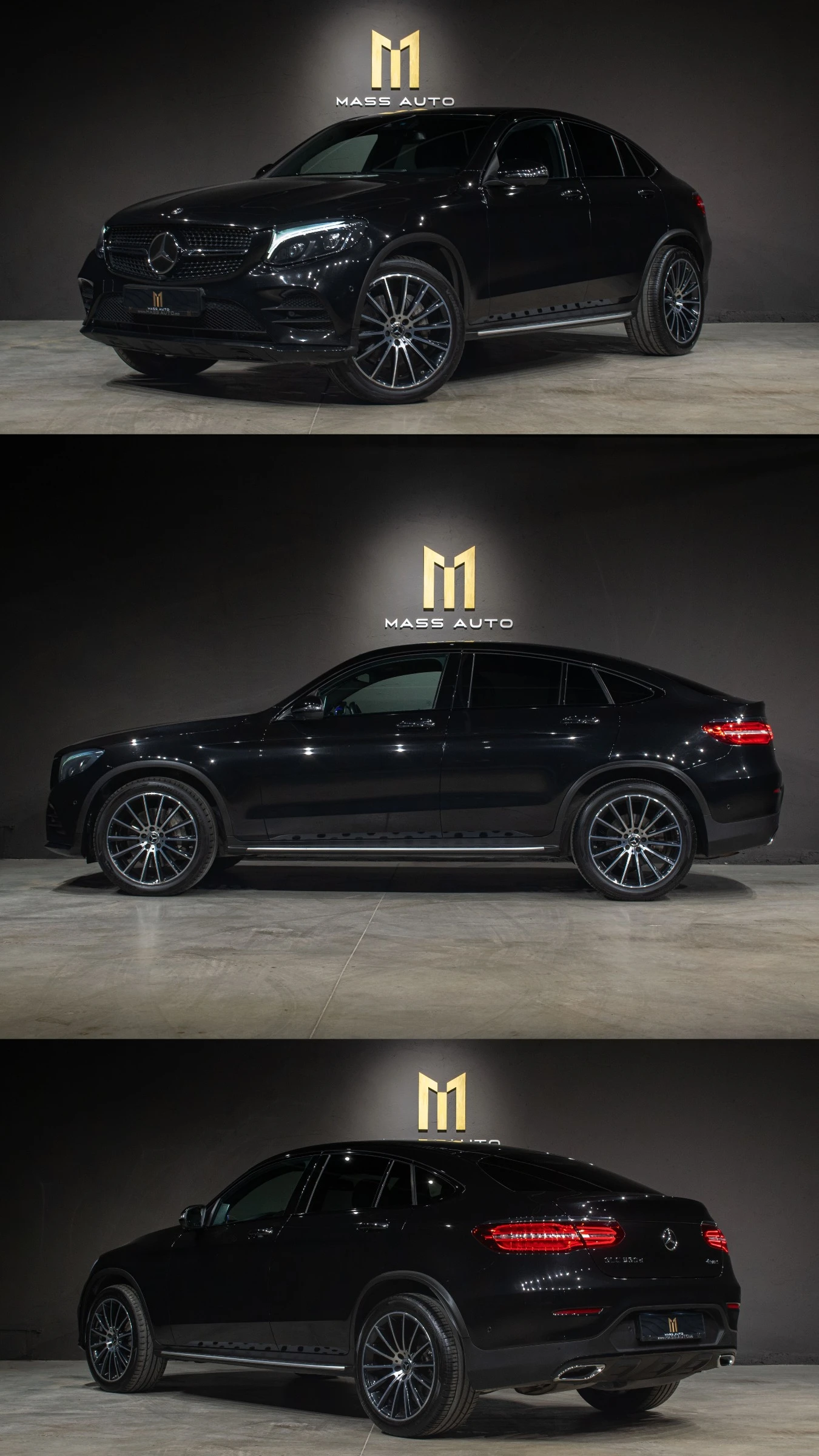 Mercedes-Benz GLC 350 d/Coupe/AMG/Airmatic/4Matic/РеаленПробег, снимка 3 - Автомобили и джипове - 54653593