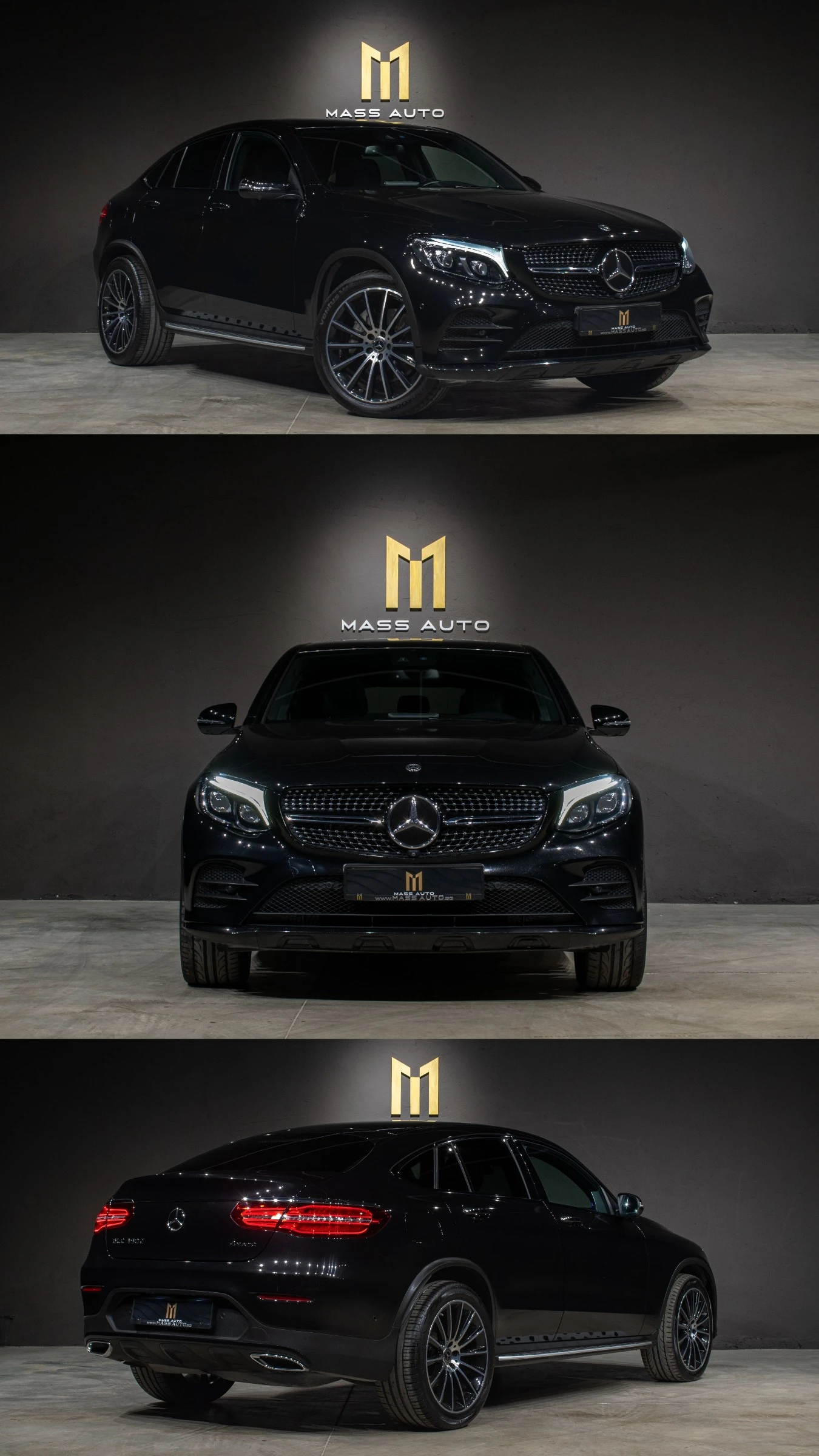 Mercedes-Benz GLC 350 d/Coupe/AMG/Airmatic/4Matic/РеаленПробег, снимка 2 - Автомобили и джипове - 54653593