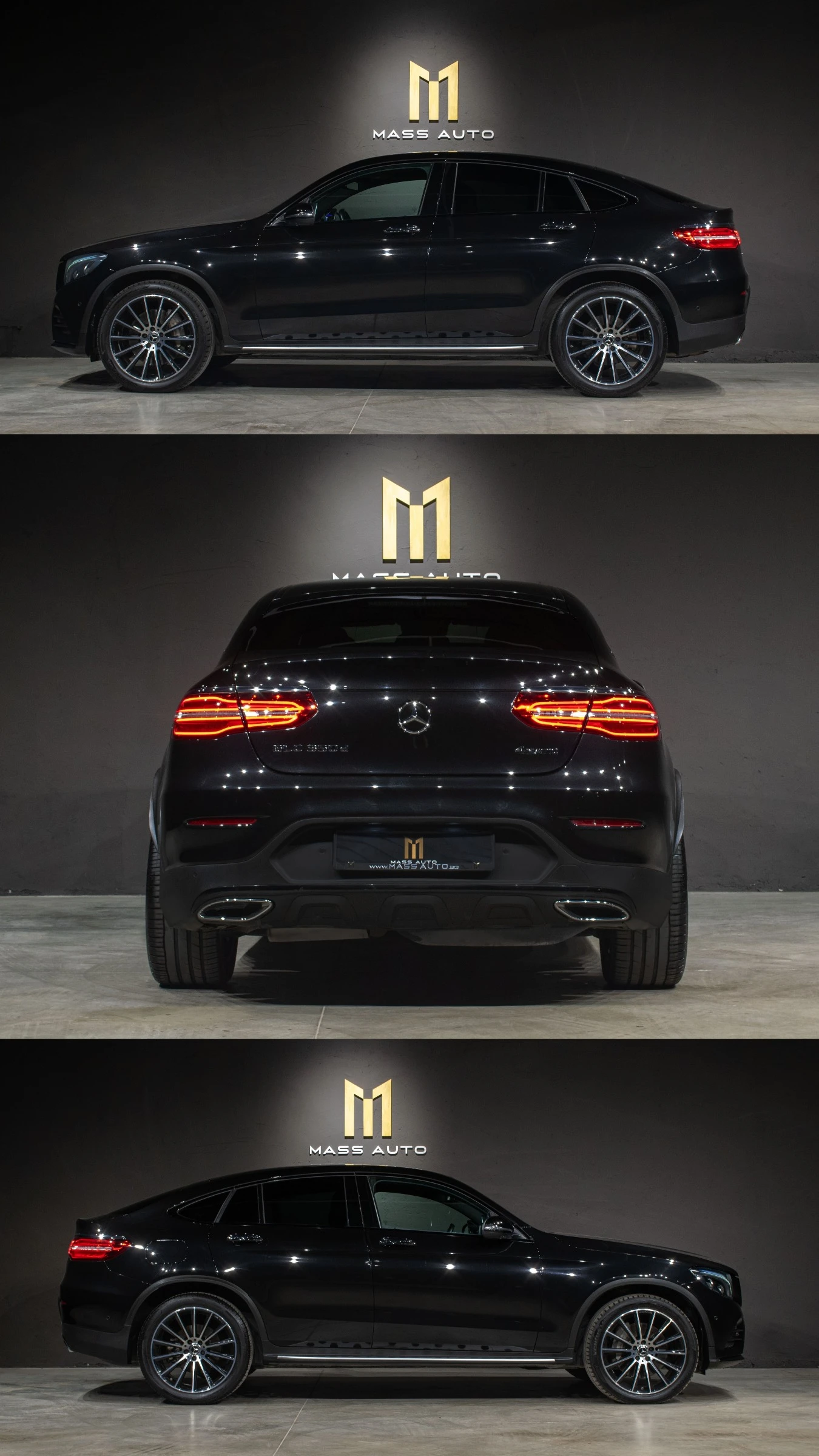 Mercedes-Benz GLC 350 d/Coupe/AMG/Airmatic/4Matic/РеаленПробег, снимка 4 - Автомобили и джипове - 54653593
