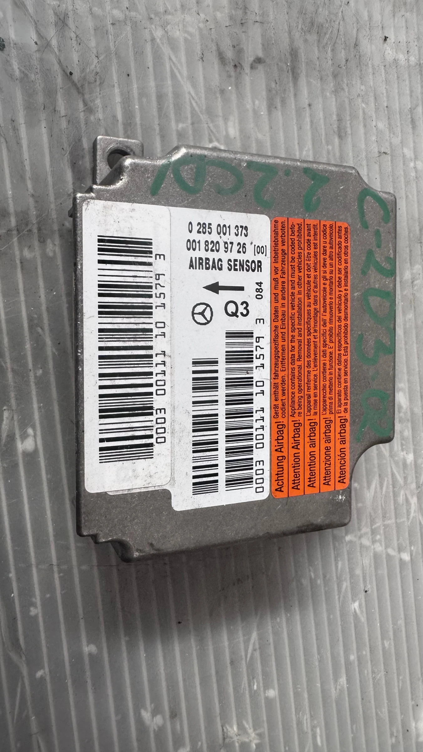 Airbag  /  /  a Mercedes C - 0285001373 / 0018209726 | Mobile.bg   1