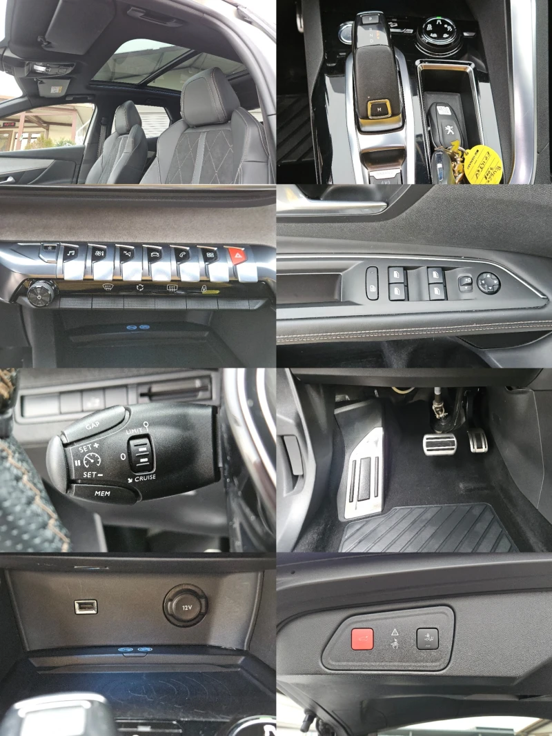Peugeot 3008 2.0HDI/GT-Line/360КАМЕРА/DISTRONIK/LED/NAVI/БЛУТУА, снимка 14 - Автомобили и джипове - 53355625